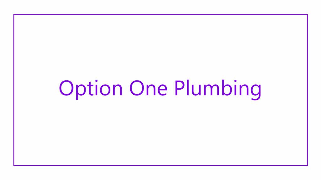 option-one-plumbing-logo