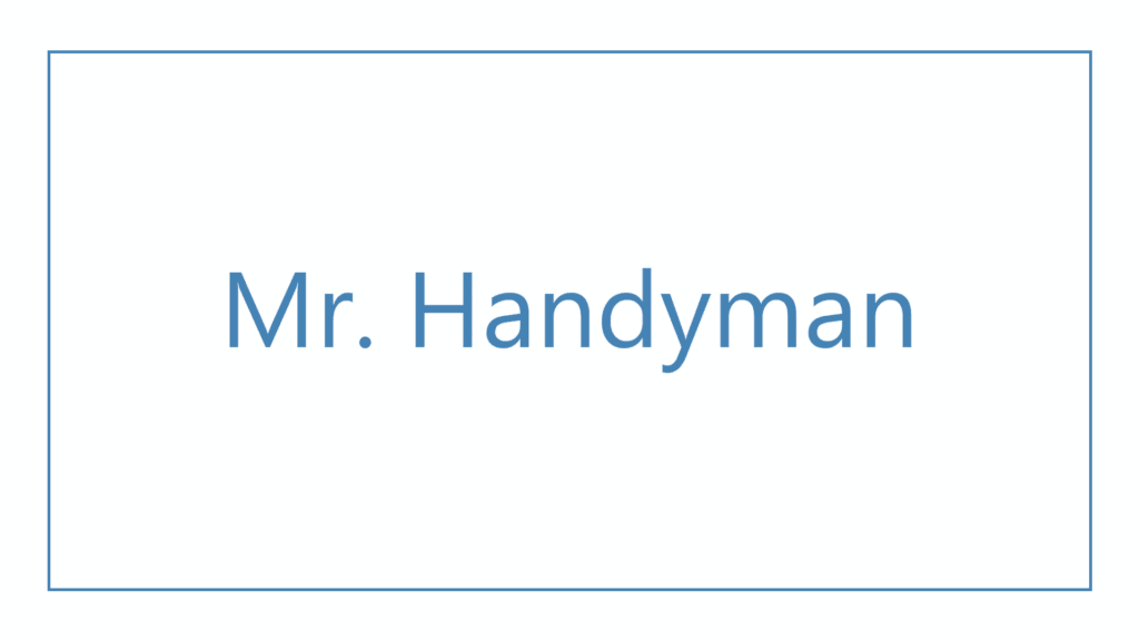 mr-handyman